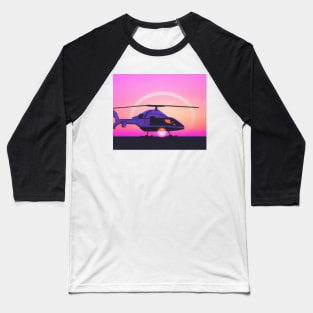 Helicopter Baseball T-Shirt